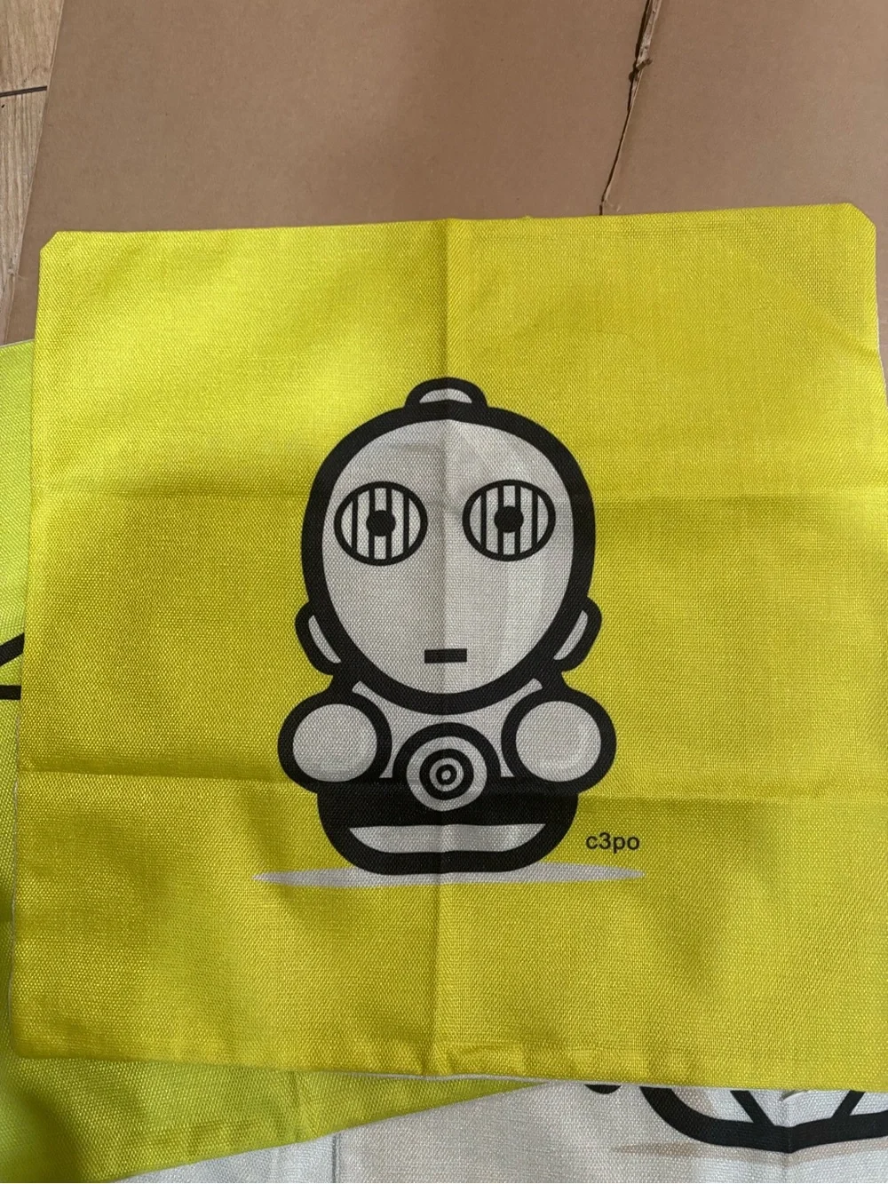 Star Wars Kids Bibs Set — Yellow & Cream Character Prints